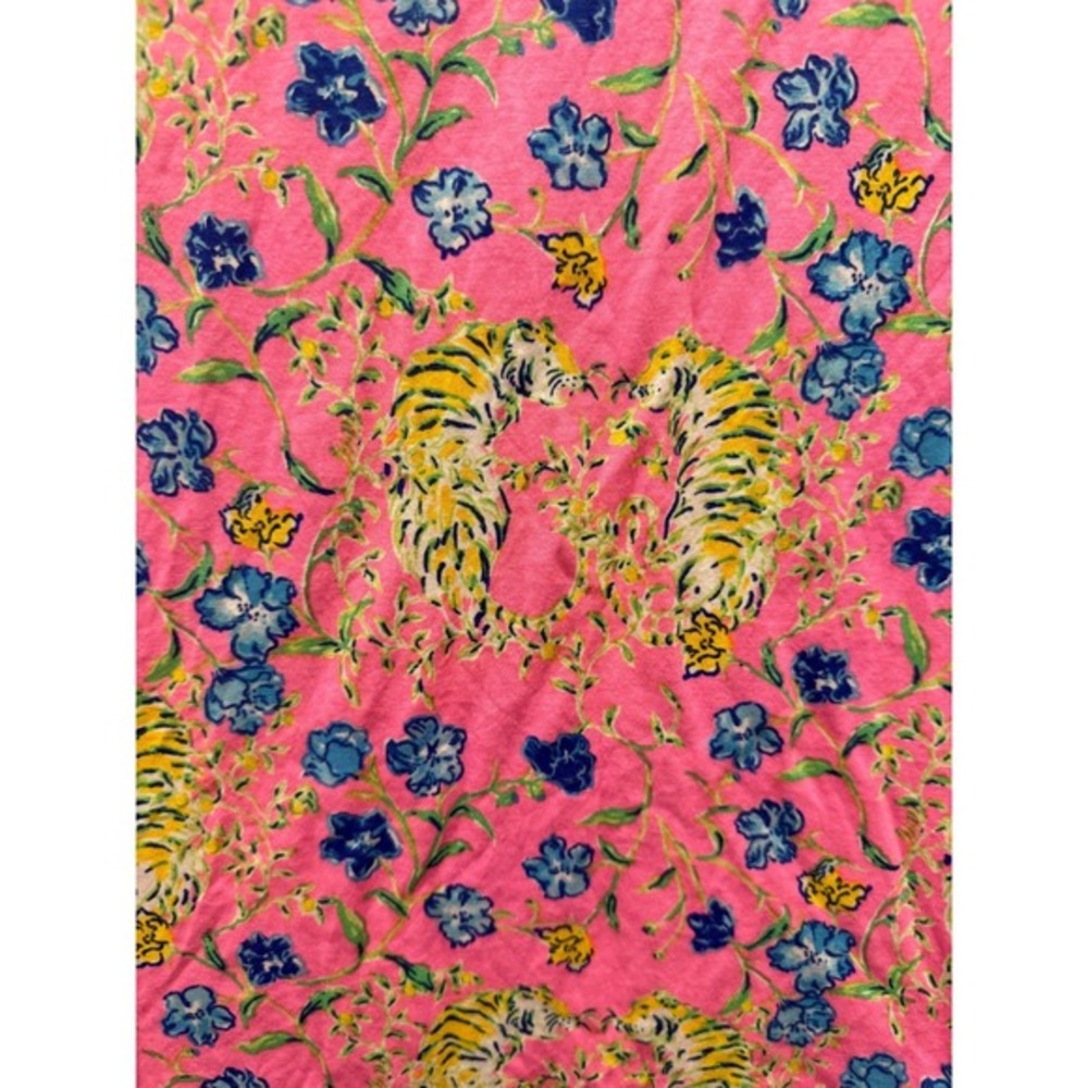 Lilly Pulitzer‎ Camilla Swing Dress Prosecco Pink Tigress XXS Sleeveless Vneck - Picture 8 of 8